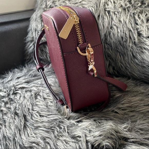 NWT authentic MK leather crossbody merlot - Picture 2 of 8